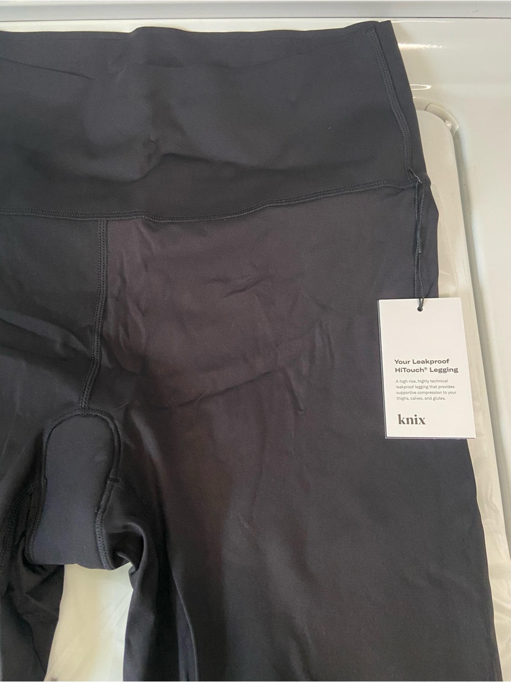 knix Black HiTouch Leakproof Leggings with Gusset